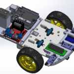 CAD Model of robot assembly
